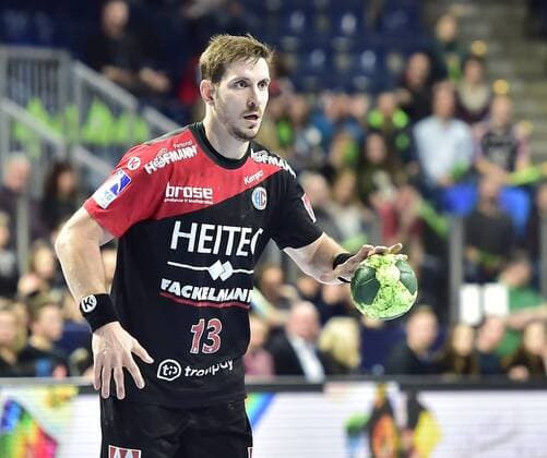21 02 2019 Handball 1 Bundesliga DKB HBL Season 2018 2019 22 Matchday HC Erlangen Metropolitan Region Nuremberg HCE Bergischer HC OGo Michael Haaß Haass 13 HC Erlangen HCE Single picture Single photo