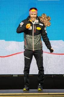 NORDIC SKIING - FIS Nordic World Ski Championships Seefeld 2019 SEEFELD,AUSTRIA,22.FEB.19 - NORDIC SKIING, NORDIC COMBINED - FIS Nordic World Ski Championships, medal plaza, award ceremony, 10km Gundersen, large hill. Image shows Franz-Josef Rehrl (AUT). GEPAxpictures xPhilippxBrem