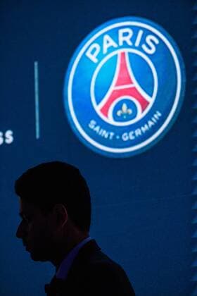 press conference PK Pressekonferenz with chairman and CEO of French hotel operator AccorHotels, and CEO of Paris Saint-Germain, Nasser Al Khelaifi, to present their new partnership, in Paris, France, on February 22th, 2019.  Copyright: xAurelienxMorissardx