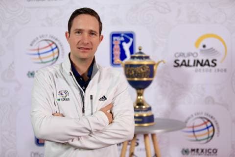 February 23, 2019 - EUM20190222DEP47.JPG .CIUDAD DE MEXICO. InterviewEntrevista-Benjamin Salinas.- 22 de febrero del 2019. Benjamin Salinas, ceo de Tv Azteca, comenta en entrevista queremos promover la imagen del pais con el World Golf Championships Mexico; el empresario indica que el evento debe ganar adeptos para sobrevivir solo. Foto: Agencia EL UNIVERSALIrvin OlivaresEELG Latin News: February 23, 2019  - ZUMAu78_ 20190223_zaf_u78_002 Copyright: xElxUniversalx