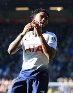 23rd February 2019, Turf Moor, Burnley, England; EPL Premier League football, Burnley versus Tottenham Hotspur; Danny Rose of Tottenham Hotspur reacts after a decision of the referee goes against him  ActionPlus12107916 DavidxBlunsden
