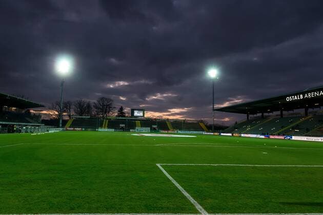 Aalen Germany 22 02 2019 3 League 25 Matchday VfR Aalen SG Sonnenhof Grossaspach Stadium OverviewStadium Overview DeFodi541