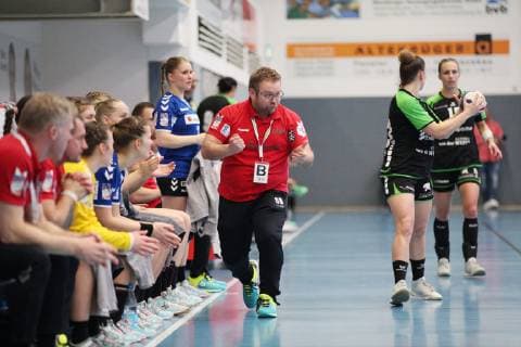 Steffen Birkner Trainer HSG Blomberg Lippe HSG Blomberg Lippe vs TV Nellingen Handball 1 Women Bundesliga 23 02 2019 HSG Blomberg Lippe vs TV Nellingen Handball 1 Bundesliga Women 23 02 2019 Blomberg Copyright: xEIBNER JanxStrohdiekx EP_JSK