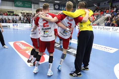 ASV Hamm Westfalen ASV Hamm Westfalen vs. TuS Ferndorf Handball 2 Bundesliga 23 02 2019 ASV Hamm Westfalen vs. TuS Ferndorf Handball 2 Bundesliga 23 02 2019 Hamm Copyright: xEIBNER JanxStrohdiekx EP_JSK
