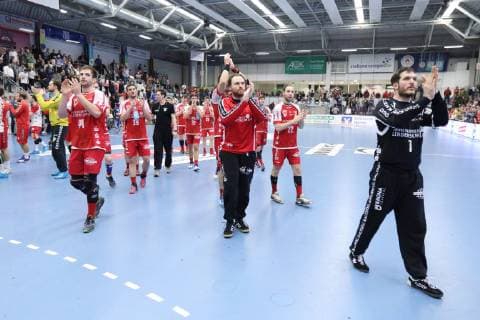 Disappointment at TuS Ferndorf ASV Hamm Westphalia vs. TuS Ferndorf Handball 2 Bundesliga 23 02 2019 ASV Hamm Westphalia vs. TuS Ferndorf Handball 2 Bundesliga 23 02 2019 Hamm Copyright: xEIBNER JanxStrohdiekx EP_JSK
