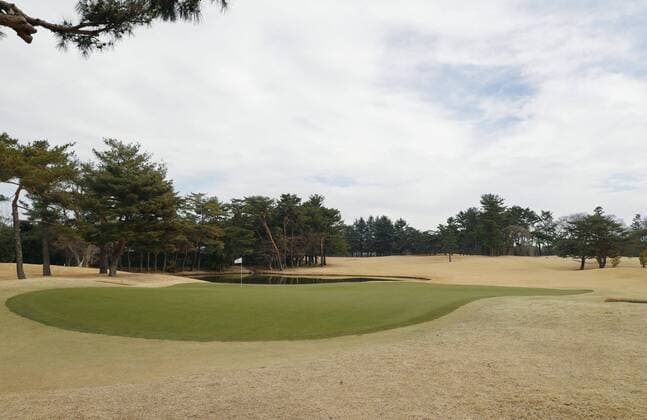 Tokyo Olympics golf venue Photo taken on Feb. 25, 2019, shows the 18th hole of the Kasumigaseki Country Club, the 2020 Summer Olympics venue for golf, in Kawagoe, Saitama Prefecture, eastern Japan. 