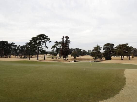 Tokyo Olympics golf venue Photo taken on Feb. 25, 2019, shows the 10th hole of the Kasumigaseki Country Club, the 2020 Summer Olympics venue for golf, in Kawagoe, Saitama Prefecture, eastern Japan. 