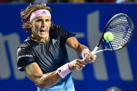 Sport Bilder des Tages (190227) -- ACAPULCO, Feb. 27, 2019 (Xinhua) -- Alexander Zverev of Germany hits a return during the men s singles first round match between Alexander Zverev of Germany and Alexei Popyrin of Australia at the 2019 Mexican Open tennis tournament in Acapulco, Mexico, on Feb. 26, 2019. Alexander Zverev won 2-0. (Xinhua Xin Yuewei) (SP)MEXICO-ACAPULCO-TENNIS-MEXICAN OPEN 