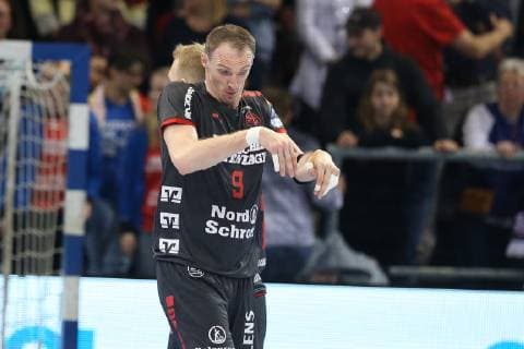 SG Flensburg Handewitt vs. HBC Nantes Handball EHF Champions League Group stage 27 02 19 Holger Glandorf SG Flensburg Handewitt 09 gesticulated xmmkx