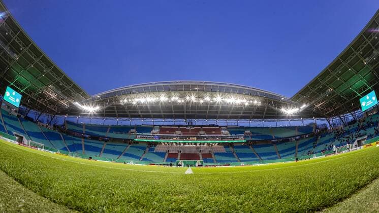 Football DFB Cup Men Season 2018 2019 RB Leipzig and VfL Wolfsburg Red Bull Arena during the match in the round of 16 of the DFB Cup 2018 2019 between RB Leipzig and VfL Wolfsburg in the Red Bull Arena on 6 February 2019 in Leipzig Saxony Germany DFL DFB REGULATIONS PROHIBIT ANY USE OF PHOTOGRAPHS as IMAGE SEQUENCES and or QUASI VIDEO