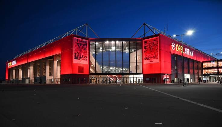 23 02 2019 Football GER Season 2018 2019 1 Bundesliga 23 Matchday FSV Mainz 05 FC Schalke 04 3 0 ion Opel Arena Exterior view DFL REGULATIONS PROHIBIT ANY USE OF PHOTOGRAPHS AS IMAGE SEQUENCES AND OR QUASI VIDEO Team2