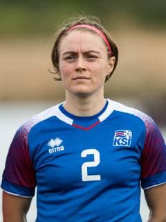 Sif Atladottir of Iceland women during the Algarve Cup 2019 match between Canada and Iceland at Estadio Municipal Bela Vista on February 27, 2019 in Parchal, Portugal Algarve Cup 2019 2018 2019 xVIxVIxImagesx xGerritxvanxKeulenxIVx 13767748