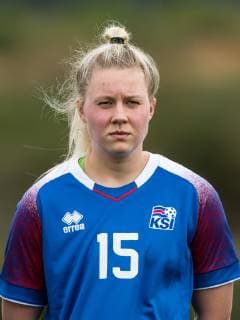 Selma Sol Magnusdottir of Iceland women during the Algarve Cup 2019 match between Canada and Iceland at Estadio Municipal Bela Vista on February 27, 2019 in Parchal, Portugal Algarve Cup 2019 2018 2019 xVIxVIxImagesx xGerritxvanxKeulenxIVx 13767757