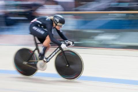February 28, 2019 - Pruszkow, Poland - Olivia Podmore (NZL) on day two of the UCI Track cycling Rad Radsport Bahnrad Bahn World Championships held in the BGZ BNP Paribas Velodrome Arena on February 28, 2019 in Pruszkow, Poland. UCI Track Cycling World Championships - Day Two  - ZUMAn230 20190228_zaa_n230_1215 Copyright: xFotoxOlimpikx