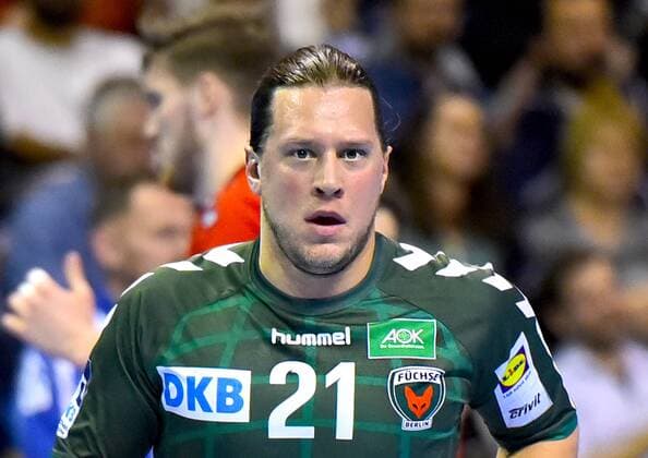 DKB HBL Fuechse Berlin vs SG BBM Bietigheim 28 02 2019 HBL Fuechse Berlin vs SG BBM Bietigheim v l Mattias Zachrisson Fuechse Berlin 21 in the Max Schmeling Hall Berlin 28 02 2019 xDLx