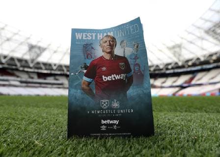 2nd March 2019, London Stadium, London, England; EPL Premier League football, West Ham United versus Newcastle United; Match programme dedicated to West Ham United legend Billy Bonds  ActionPlus12109917 JohnxPatrickxFletcher