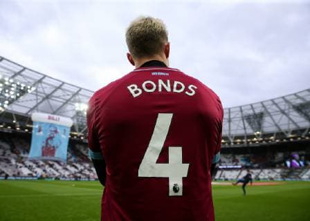 2nd March 2019, London Stadium, London, England; EPL Premier League football, West Ham United versus Newcastle United; Fan wearing West Ham United legend Billy Bonds MBE number on the back of his shirt  ActionPlus12110038 JohnxPatrickxFletcher