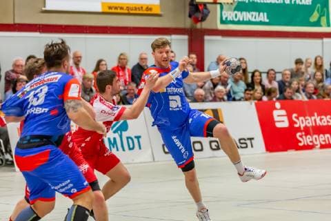 Lars Friedrich HBW TUS Ferndorf HBW Balingen Handball 2 League 02 03 2019 Ferndorf Copyright: xEIBNER Burbachx EP_BURBACH