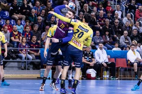 March 2, 2019 - Barcelona, Barcelona, Spain - Ludovic Fabregas, 72 of FC Barcelona Barca Lassa during the VELUX EHF Champions League match between FC Barcelona Lassa and Rhein-Neckar LoÂ¶wenat Palau Blaugrana, in Barcelona, Spain. March 02, 2019. Handball: VELUX EHF Champions League - FC Barcelona Lassa v Rhein-Neckar Löwen - ZUMAa181 20190302_zaa_a181_112 Copyright: xAFP7x