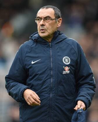 Fulham v Chelsea Premier League Chelsea Head Coach Maurizio Sarri ahead of the Premier League match at Craven Cottage, London Content Not Available For UK Newspapers Copyright: xMartynxHaworthx FIL-12955-0127