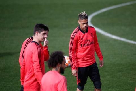 March 4, 2019 - Valdevebas, MADRID, SPAIN - Mariano of Real Madrid during the Real Madrid s training season one day before of UEFA Champions League football match between Real Madrid and Ajax, at Ciudad Deportiva Valdebebas, Madrid, Spain. March 4, 2019. Soccer: Champions League - Real Madrid training day - ZUMAa181 20190304_zaa_a181_035 Copyright: xAFP7x