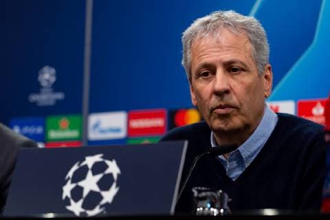Dortmund Germany 04 03 2019 UEFA Champions League 2018 19 Season Round of 16 Borussia Dortmund Tottenham Hotspur Training and press conference Borussia Dortmund coach Lucien Favre BVB at the press conference DeFodi053