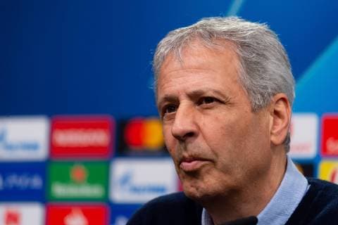 Dortmund Germany 04 03 2019 UEFA Champions League 2018 19 Season Round of 16 Borussia Dortmund Tottenham Hotspur Training and press conference Borussia Dortmund coach Lucien Favre BVB at the press conference DeFodi053