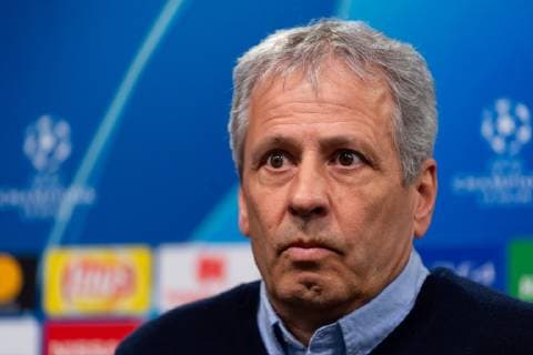 Dortmund Germany 04 03 2019 UEFA Champions League 2018 19 Season Round of 16 Borussia Dortmund Tottenham Hotspur Training and press conference Borussia Dortmund coach Lucien Favre BVB at the press conference DeFodi053