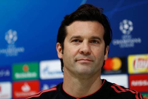 March 4, 2019 - Valdevebas, MADRID, SPAIN - Santiago Solari, coach of Real Madrid, during the Real Madrid s press conference PK Pressekonferenz one day before of UEFA Champions League football match between Real Madrid and Ajax, at Ciudad Deportiva Valdebebas, Madrid, Spain. March 4, 2019. Soccer: Champions League - Real Madrid press conference - ZUMAa181 20190304_zaa_a181_055 Copyright: xAFP7x