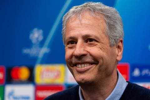 Dortmund Germany 04 03 2019 UEFA Champions League 2018 19 Season Round of 16 Borussia Dortmund Tottenham Hotspur Training and press conference Borussia Dortmund coach Lucien Favre BVB at the press conference DeFodi053