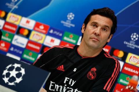March 4, 2019 - Valdevebas, MADRID, SPAIN - Santiago Solari, coach of Real Madrid, during the Real Madrid s press conference PK Pressekonferenz one day before of UEFA Champions League football match between Real Madrid and Ajax, at Ciudad Deportiva Valdebebas, Madrid, Spain. March 4, 2019. Soccer: Champions League - Real Madrid press conference - ZUMAa181 20190304_zaa_a181_056 Copyright: xAFP7x