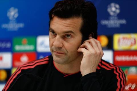 March 4, 2019 - Valdevebas, MADRID, SPAIN - Santiago Solari, coach of Real Madrid, during the Real Madrid s press conference PK Pressekonferenz one day before of UEFA Champions League football match between Real Madrid and Ajax, at Ciudad Deportiva Valdebebas, Madrid, Spain. March 4, 2019. Soccer: Champions League - Real Madrid press conference - ZUMAa181 20190304_zaa_a181_063 Copyright: xAFP7x