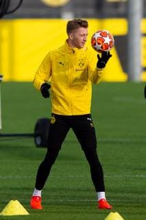 Dortmund Germany 04 03 2019 UEFA Champions League 2018 19 Season Round of 16 Borussia Dortmund Tottenham Hotspur Training Borussia Dortmund Marco Reus BVB in action DeFodi053