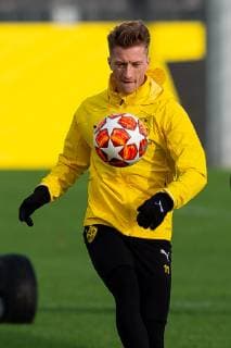 Dortmund Germany 04 03 2019 UEFA Champions League 2018 19 Season Round of 16 Borussia Dortmund Tottenham Hotspur Training Borussia Dortmund Marco Reus BVB in action DeFodi053