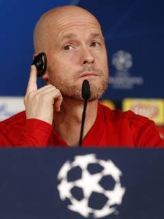 Ajax coach Erik ten Hag during a training session prior to the UEFA Champions League round of 16 match between Real Madrid and Ajax Amsterdam at the Santiago Bernabeu stadium on March 04, 2019 in Madrid, Spain UEFA Champions League 2018 2019 xVIxVIxImagesx xMauricexvanxSteenxIVx 13817681