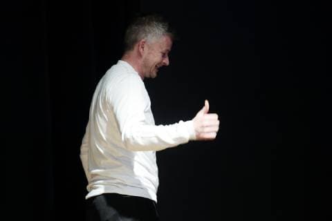 Ole Gunnar Solskjaer - entraineur (Man Utd) FOOTBALL : Conference de pressse Manchester Utd UEFA Champions league - J-1 - Paris - 05 03 2019 JBAutissier Panoramic 