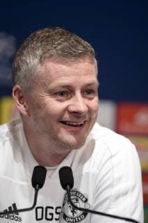 Ole Gunnar Solskjaer - entraineur (Man Utd) FOOTBALL : Conference de pressse Manchester Utd UEFA Champions league - J-1 - Paris - 05 03 2019 JBAutissier Panoramic 