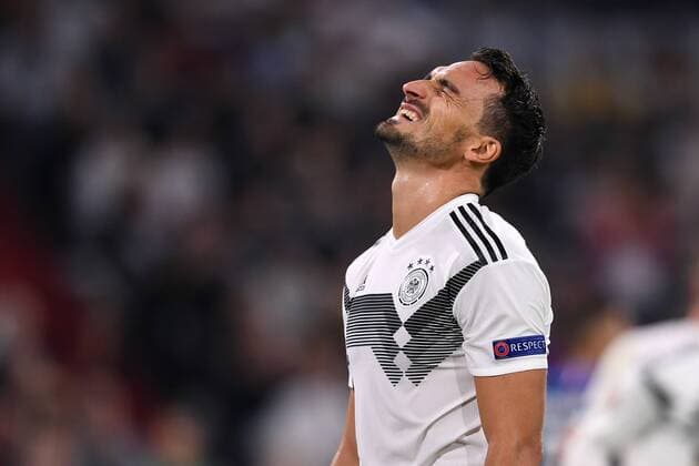 FUSSBALL UEFA Nations League in Munich Germany France 06 09 2018 Mats Hummels Germany DFB regulations prohibit any use of photographs as image sequences and or quasi video