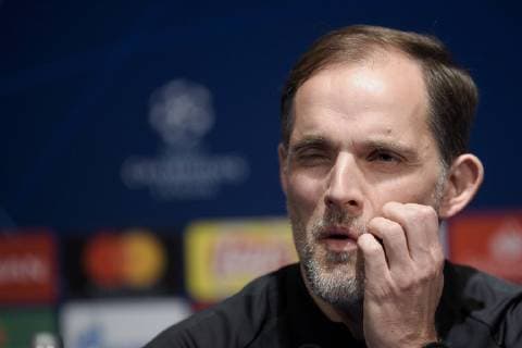 Sport Bilder des Tages TUCHEL Thomas - entraineur (PSG) FOOTBALL : Conference de presse du PSG - UEFA Champions league - J-1 - Paris - 05 03 2019 JBAutissier Panoramic 