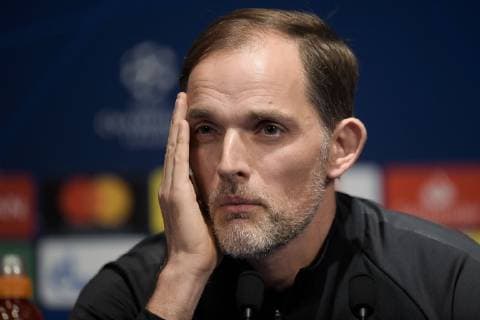 TUCHEL Thomas - entraineur (PSG) FOOTBALL : Conference de presse du PSG - UEFA Champions league - J-1 - Paris - 05 03 2019 JBAutissier Panoramic 