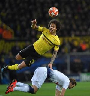 05 03 2019 Football UEFA Champions League Season 2018 2019 Round of 16 Return Borussia Dortmund Tottenham Hotspur Axel Witsel Borussia Dortmund li vs Harry Kane Tottenham Hotspur Team2