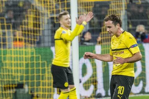 Football UEFA Champions League CL Season 2018 2019 Round of sixteen return Borussia Dortmund Tottenham Hotspurs in Dortmund North Rhine-Westphalia Dortmund Mario Götze Goetze gets annoyed UEFA REGULATIONS PROHIBIT ANY USE OF PHOTOGRAPHS AS IMAGE SEQUENCES AND OR QUASI VIDEO Copyright: xKirchner DavidxInderliedx