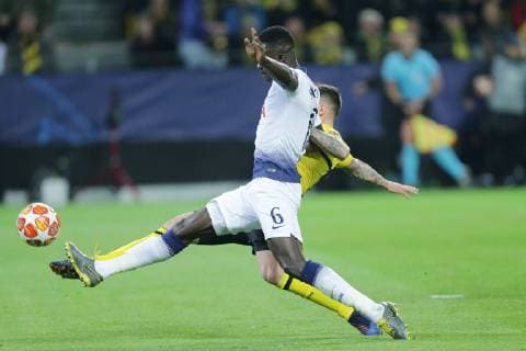 v left in the duel Davinson Sanchez Tottenham and Marco Reus Dortmund at the game Borussia Dortmund vs Hotspur Football Champions League 05 03 2019 Borussia Dortmund vs Hotspur Football Champions League 05 03 2019 Dortmund Copyright: xEIBNER MarioxHommesx EP_MHS