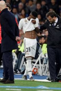 Real Madrid s Vinicius Junior during a UEFA Champions League round of 16 second leg match between Real Madrid and Ajax at the Santiago Bernabeu stadium in Madrid, Spain, 05 March 2019. Real Madrid vs Ajax !ACHTUNG: NUR REDAKTIONELLE NUTZUNG!  Copyright: xJuanJoxMartinx GRAF9311 20190305-636874196172384638