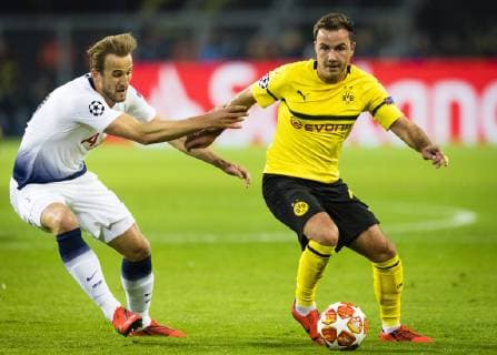 Dortmund 05 03 2019 Harry Kane Hotspur Mario Götze BvB Borussia Dortmund Tottenham Hotspur