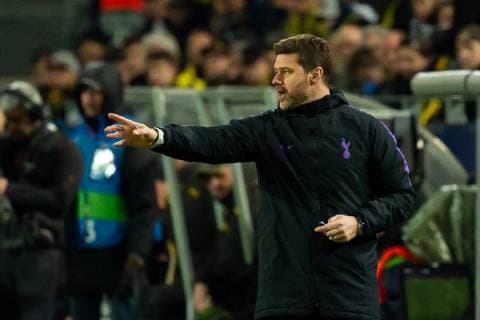 Dortmund Germany 05 03 2019 UEFA Champions League 2018 19 Season Round of 16 2nd leg Round of 16th round BV Borussia Dortmund Tottenham Hotspur coach Mauricio Pochettino Tottenham Hotspur gesticulated gestures gestures DeFodi001