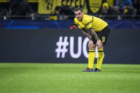 05 03 2019 xkvx Football UEFA Champions League Borussia Dortmund Tottenham Hotspur emspor v l Borussia Dortmund Player disappointed disappointed looking disappointed dissapointed Paco Alcacer BVB Borussia Dortmund DFL DFB REGULATIONS PROHIBIT ANY USE OF PHOTOGRAPHS as IMAGE SEQUENCES and or QUASI VIDEO Dortmund