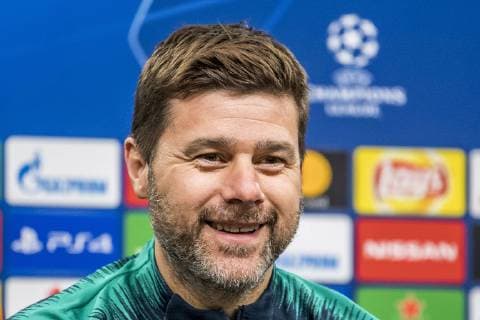 Football UEFA Champions League CL Season 2018 2019 Round of 16 Return Borussia Dortmund Tottenham Hotspurs in Dortmund North Rhine-Westphalia Tottenhams coach Mauricio Pochettino speaks to journalists UEFA REGULATIONS PROHIBIT ANY USE OF PHOTOGRAPHS AS IMAGE SEQUENCES AND OR QUASI VIDEO Copyright: xKirchner DavidxInderliedx