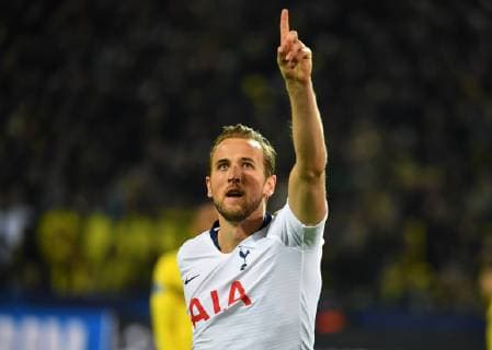 Football Champions League Round of 16 Borussia Dortmund Tottenham Hotspur on 05 03 2019 at Signal Iduna Park in Dortmund Goal celebration to 0 1 by Harry Kane Tottenham DFL Regulations prohibit any use of photographs as image sequences and or quasi video xMNx