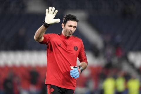 ECHAUFFEMENT - 01 GIANLUIGI BUFFON (PSG) FOOTBALL : Paris SG vs Manchester United ManU - Ligue des Champions - 06 03 2019 AnthonyBIBARD FEP Panoramic 